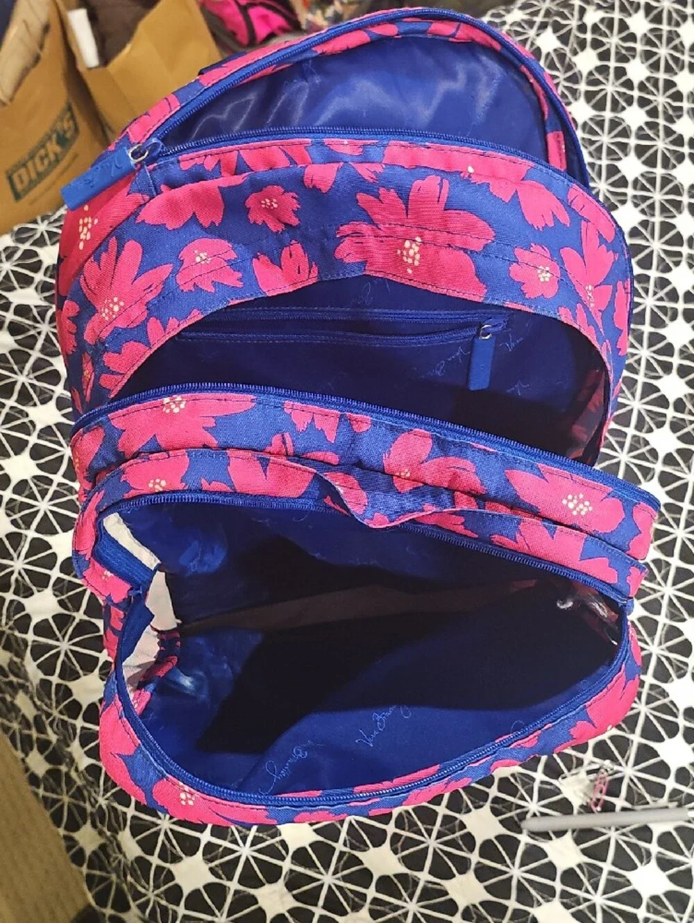 Vera Bradley Pink Floral Backpack